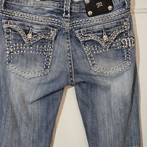 Miss Me light wash boot cut jeans